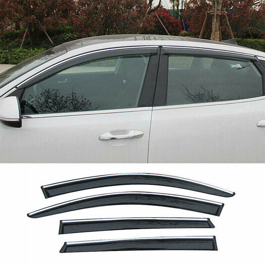 for Kia Optima 2016-2020 Side Window Wind Visors Sun Rain Guard Vent Deflectors