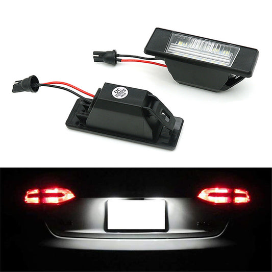 Pair LED Number License Plate Light Lamps for Nissan Pathfinder R51 2005-2012 US