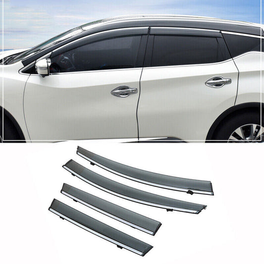 for Nissan Murano 15-2019 Window Deflector Visor Sun Rain Guard Vent Shade Trim