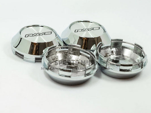 4x68mm light badge wheel center cap hubcap rim cap badge silver chrome-plated