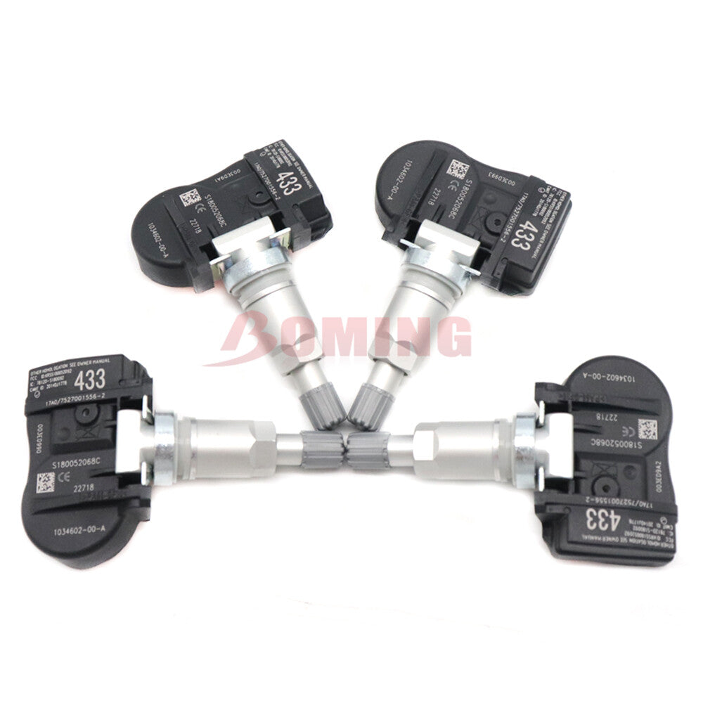 4PCS New 103460200A Tire Pressure Sensor 433MHz TPMS Fit for Tesla Model 3 S X