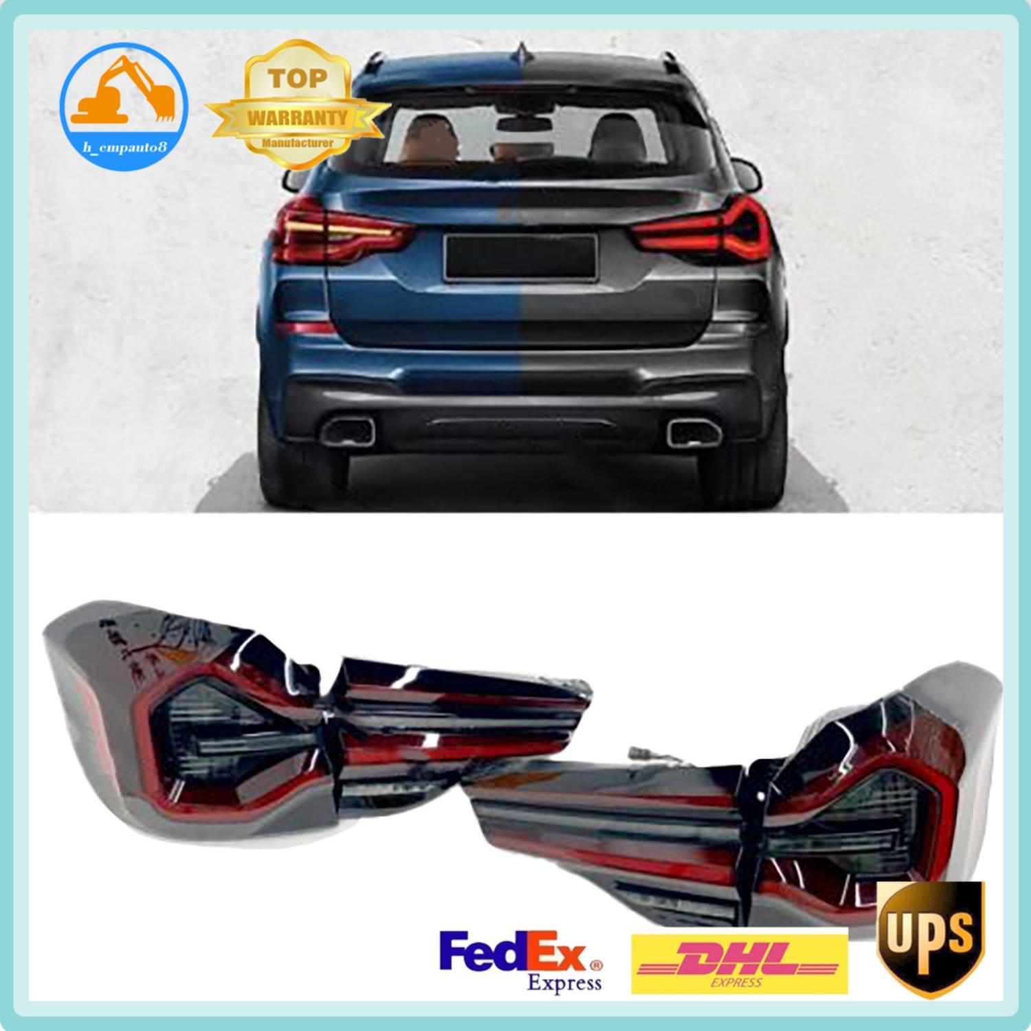 4X Tail Lamp Upgraded for BMW X3 2018~2021 G01 G08 Appearance Daymic LED Black