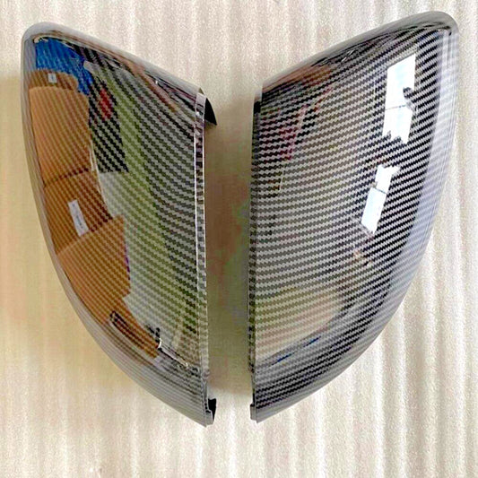 Carbon Fiber Style Rearview Mirror Cover Caps Fit for Range Rover L405 2013-2022