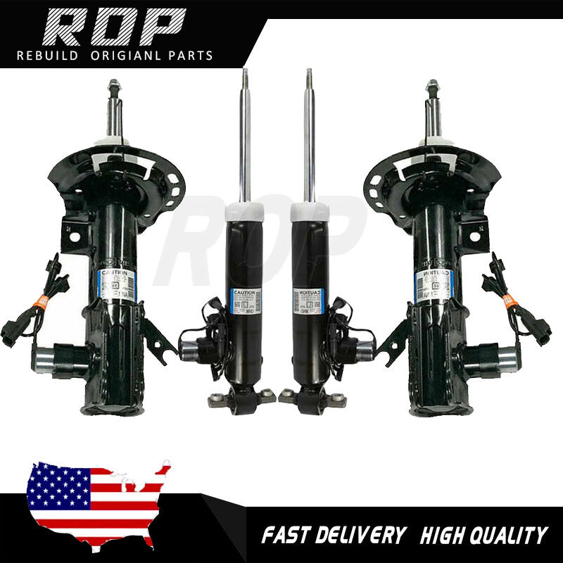 4x for Lincoln MKZ Gas DOHC 2013-2020 Front and Rear Air Suspension Shock Struts