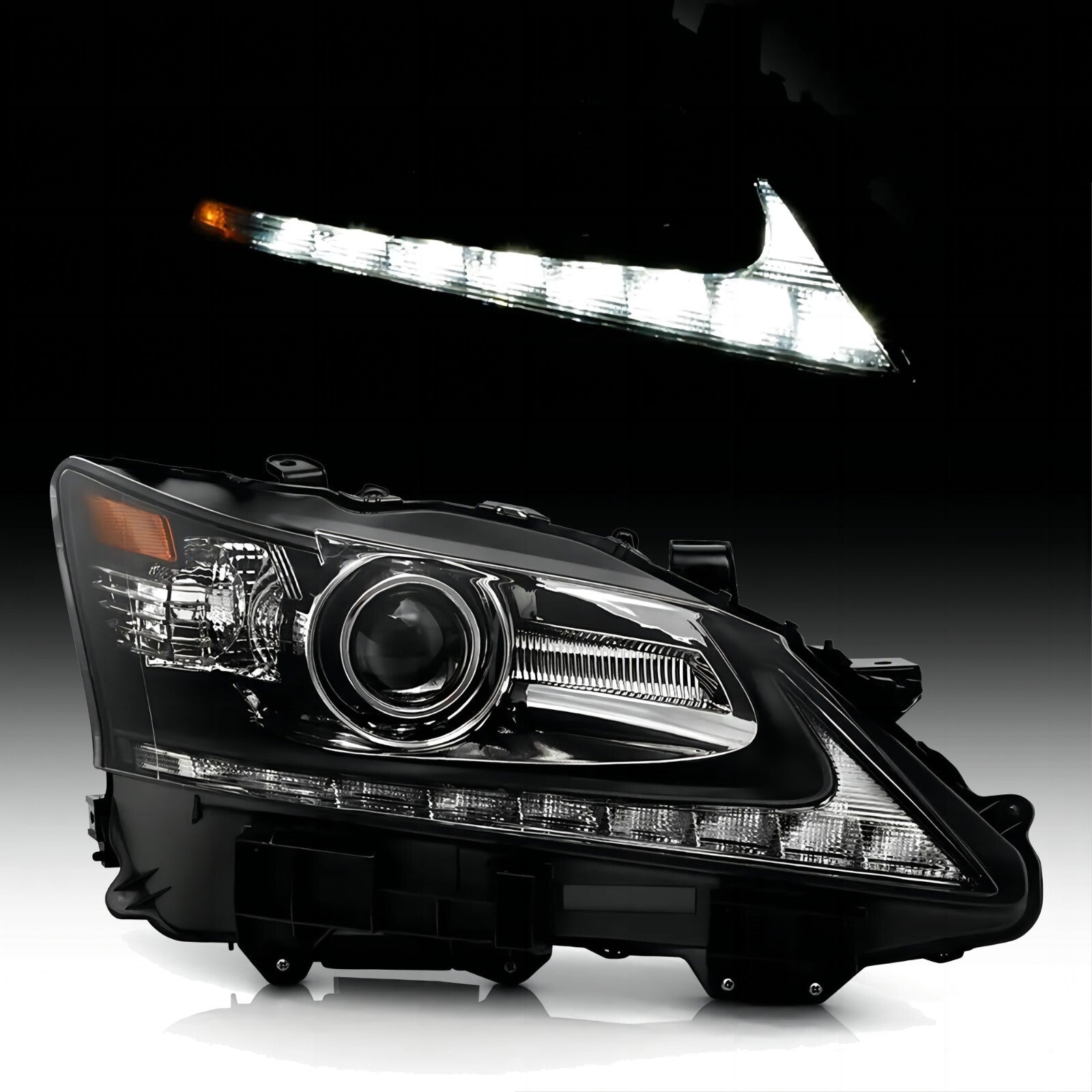 For 2013-2015 for Lexus GS350 GS450h HID w/o AFS LED DRL Projector Headlight- Right