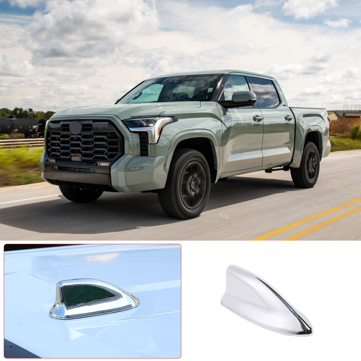 ABS pear wood grain interior door panel trim strips are suitable for Toyota Sequoia 22-23.