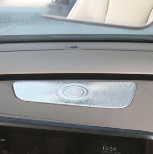 for Kia Carnival 2022-2023 Matte Silver Inner Dashboard Speaker Cover Trim 3X