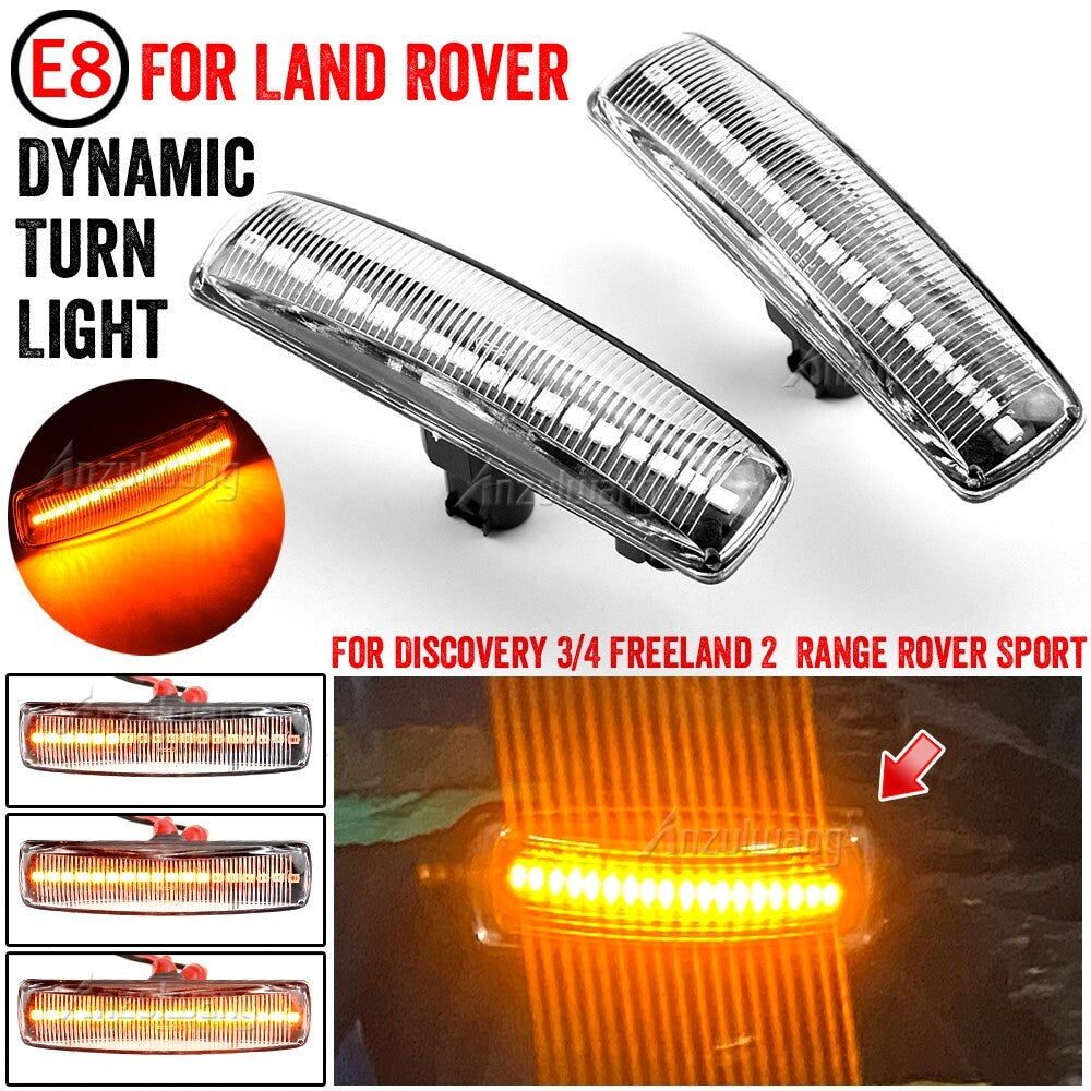 Dynamic Side Marker Turn Light for Land Rover Discovery Freeland for Range Rover