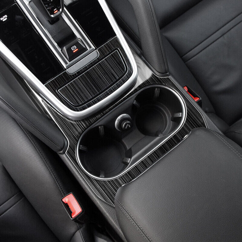 for Porsche for Cayenne 2019-23 Inner Console Water Cup+Ashtray Moulding Trim Cover