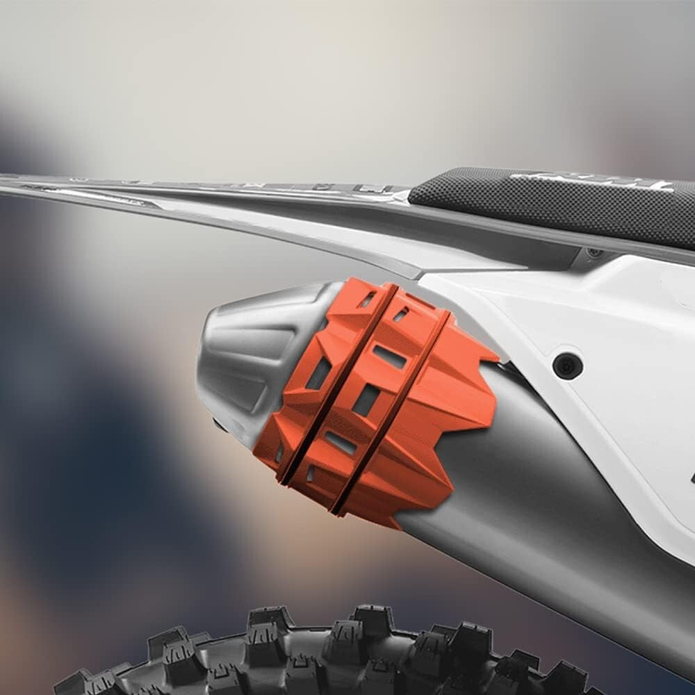 Orange Universal Escape Tail End Pipe Guard Protector Protection for Hon-, for Yama