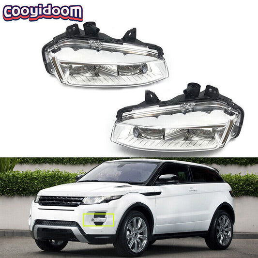 A pair of LED front fog lights (DRL) for 2011-2015 for Land Rover for Range Rover Evoque.
