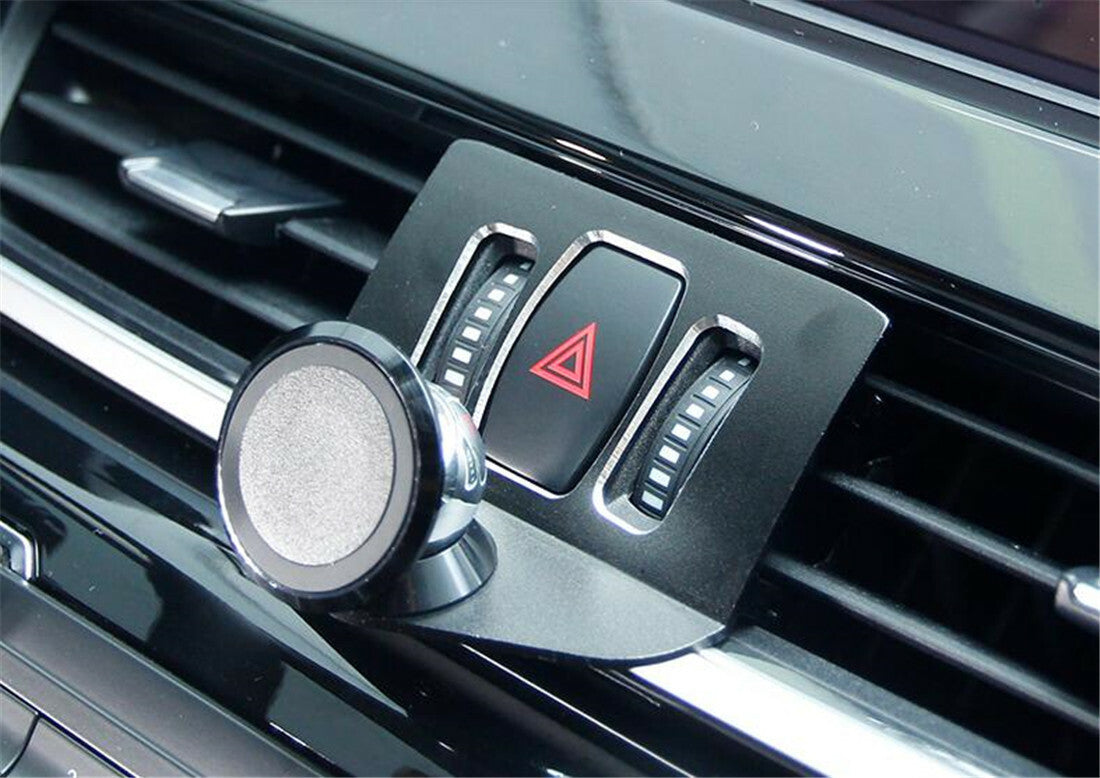 for BMW X1 F48 X2 2016-21 Alloy Black Mobile Phone Bracket Holder Air Vent Stand