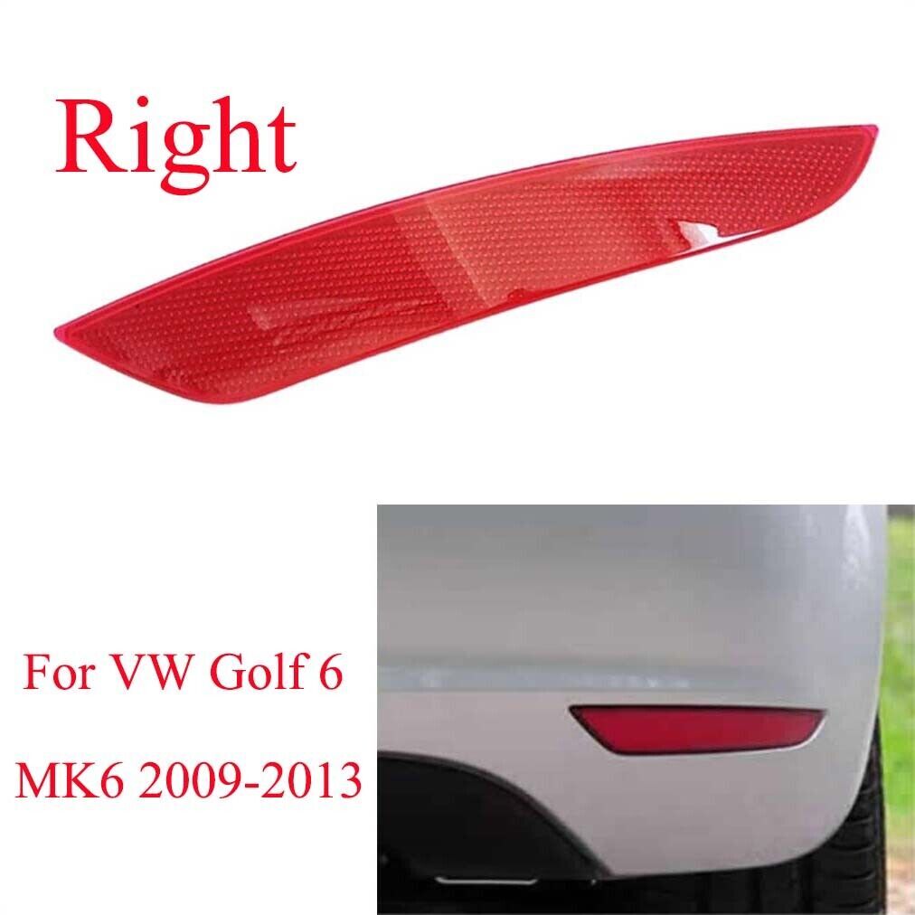 for VW for Golf 6 MK6 2009-2013 Right Side Rear Bumper Reflector Light Brake Lamp