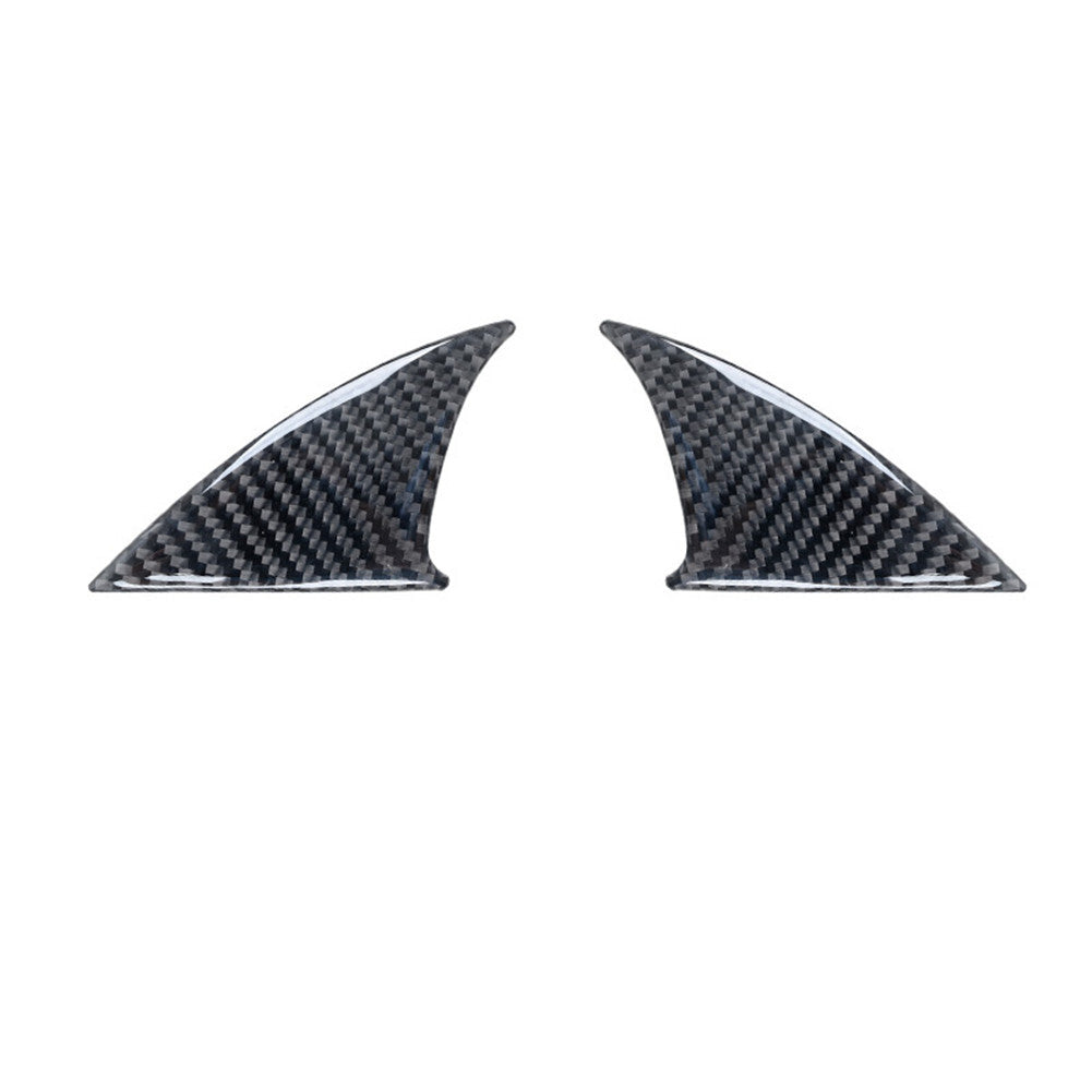 2Pcs Carbon Fiber Side Window Pillar Cover Trim for Honda CRV CR-V 2012-2016