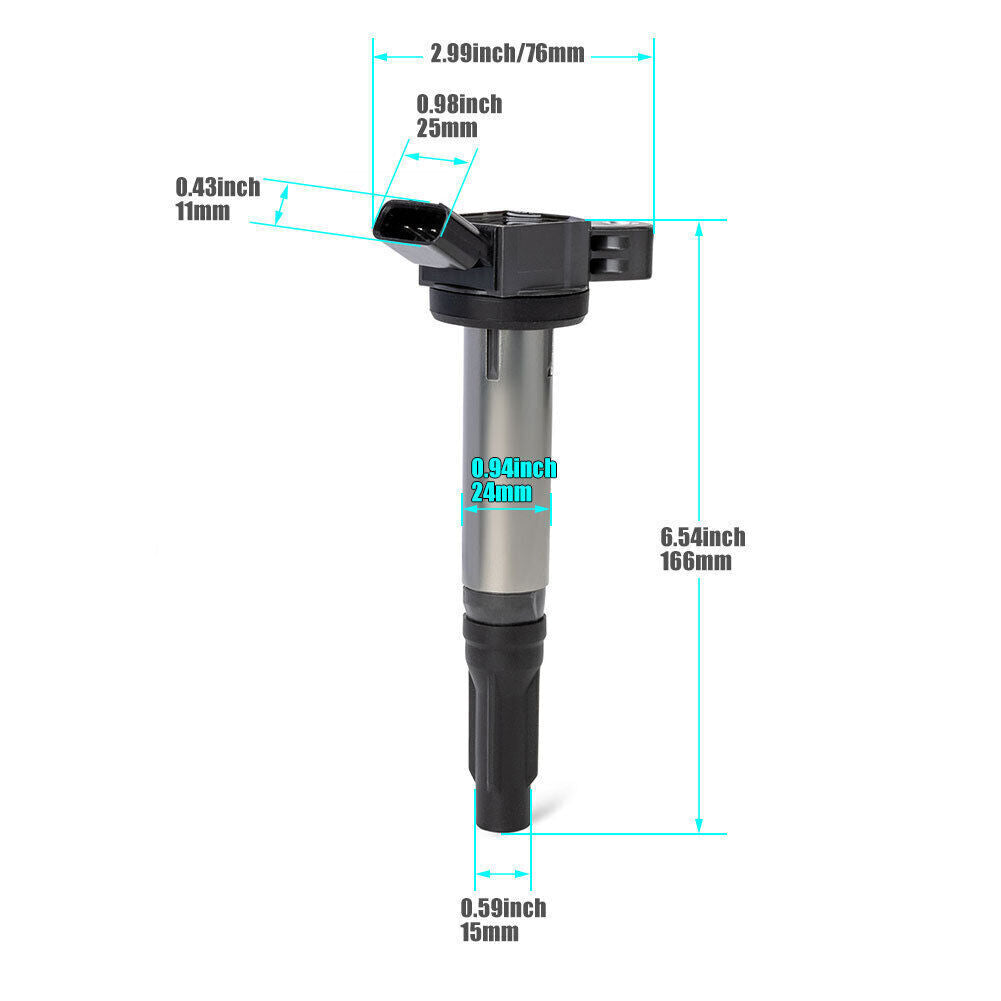 6PCS 90919-A2002 90919-A2007 Ignition Coil for LEXUS ES350 IS350 RX350 RX450H