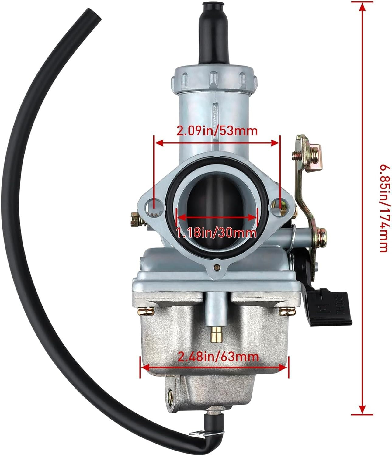 PZ30 Carburetor VM26 30mm for Hawk Go-kart Taotao SunL JCL JetMoto Kazuma Baja