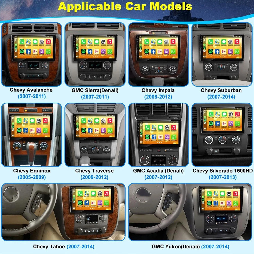 Android Carplay for Suzuki XL-7 2007-2009 Car Stereo Radio GPS Player Screen BT