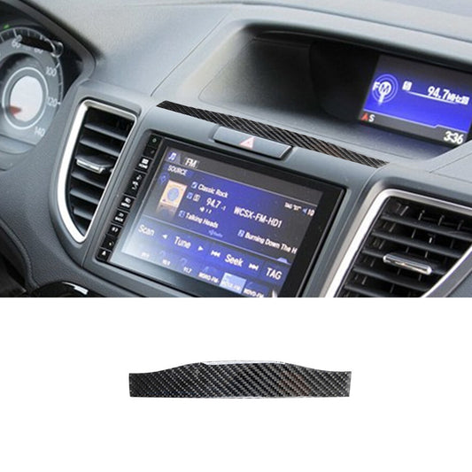 Carbon Fiber Central Air Vent Middle Cover Trim for Honda CRV CR-V 2012-2016