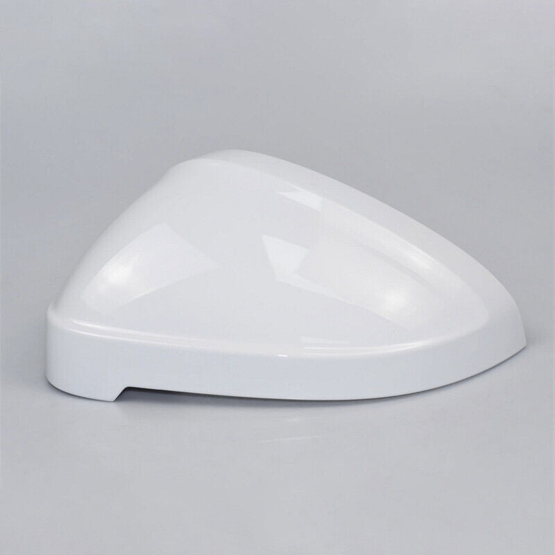 White Left Side Rearview Door Mirror Cover Shell Cap Fit for Audi A4 2017-2022