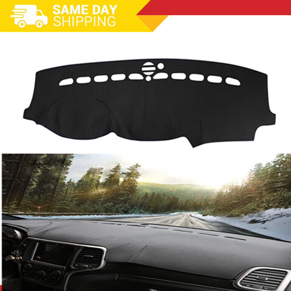 Dashboard Leather Dashmat Cover Auto Dash Mat for Jeep Grand Cherokee 2011-2017
