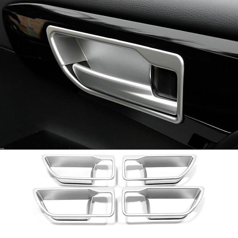for Toyota Highlander 2020-2024 ABS Matte Silver Inner Door Handle Frame Trim 4X