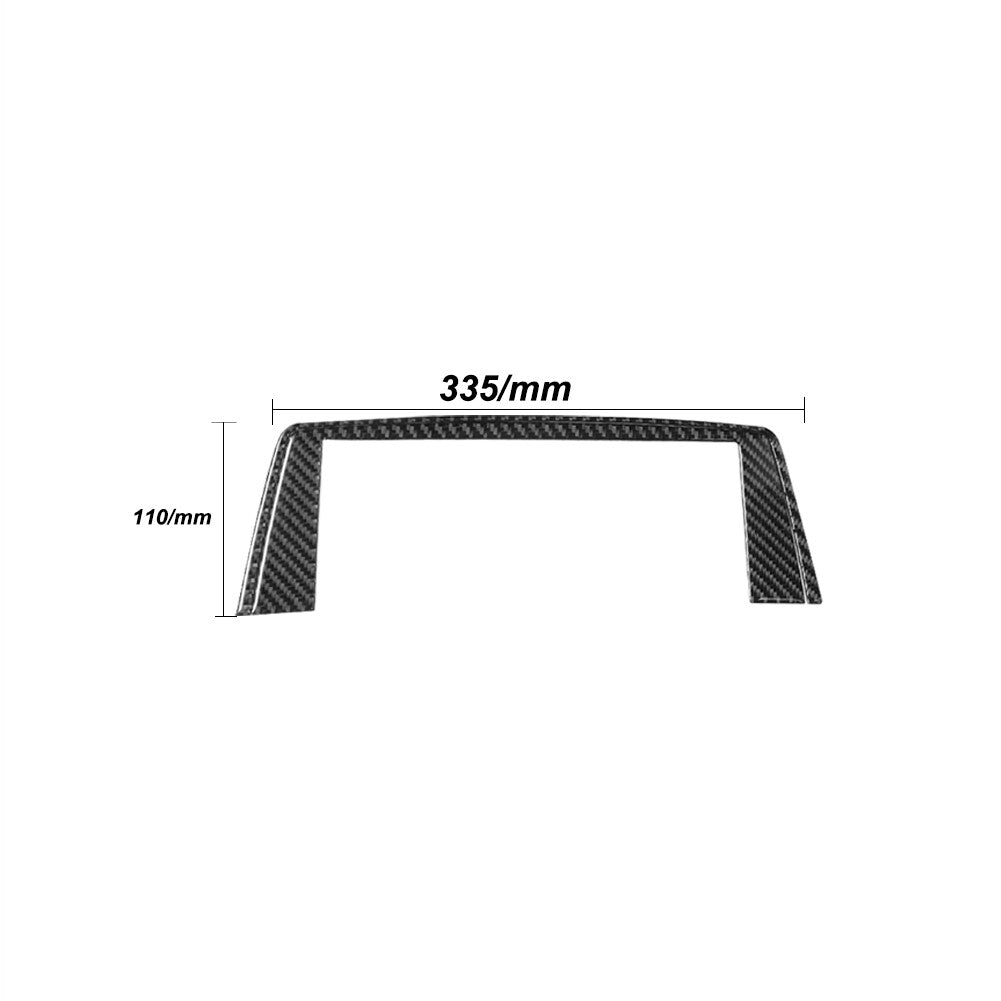 Carbon Fiber Center Console Display Frame Trim for BMW 6Series F12 F13 2011-2018