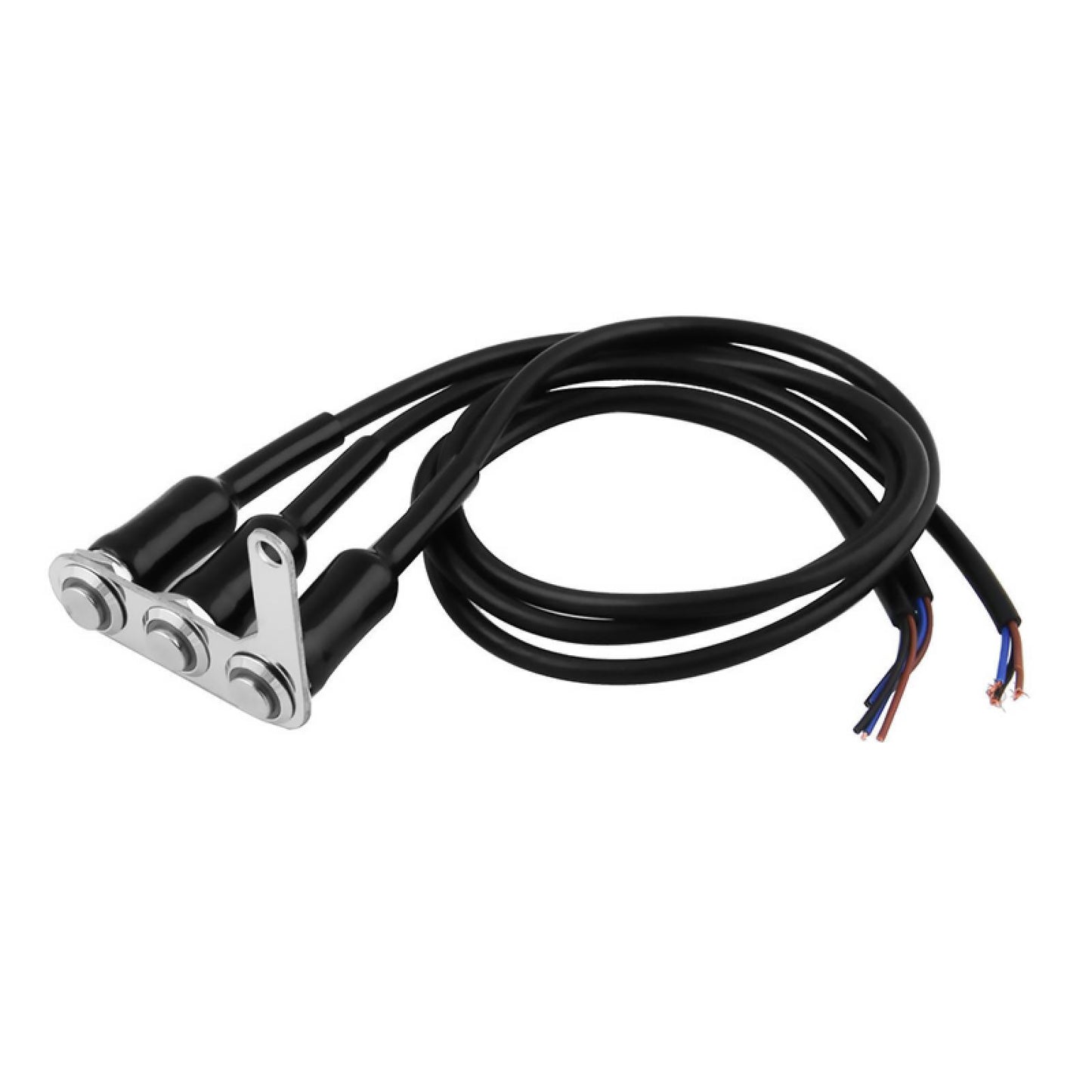 Motorcycle LED Handlebar ON-OFF Switch 3 Button For Headlight Horn Turn Signal K