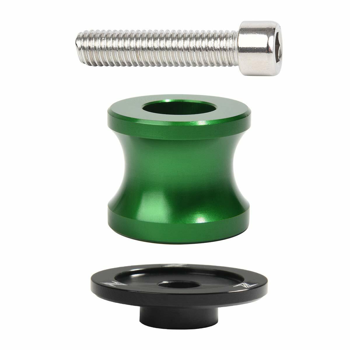 2X CNC 8MM Swingarm Sliders Spools Stand for Kawasaki Honde for BMW for SUZUKI