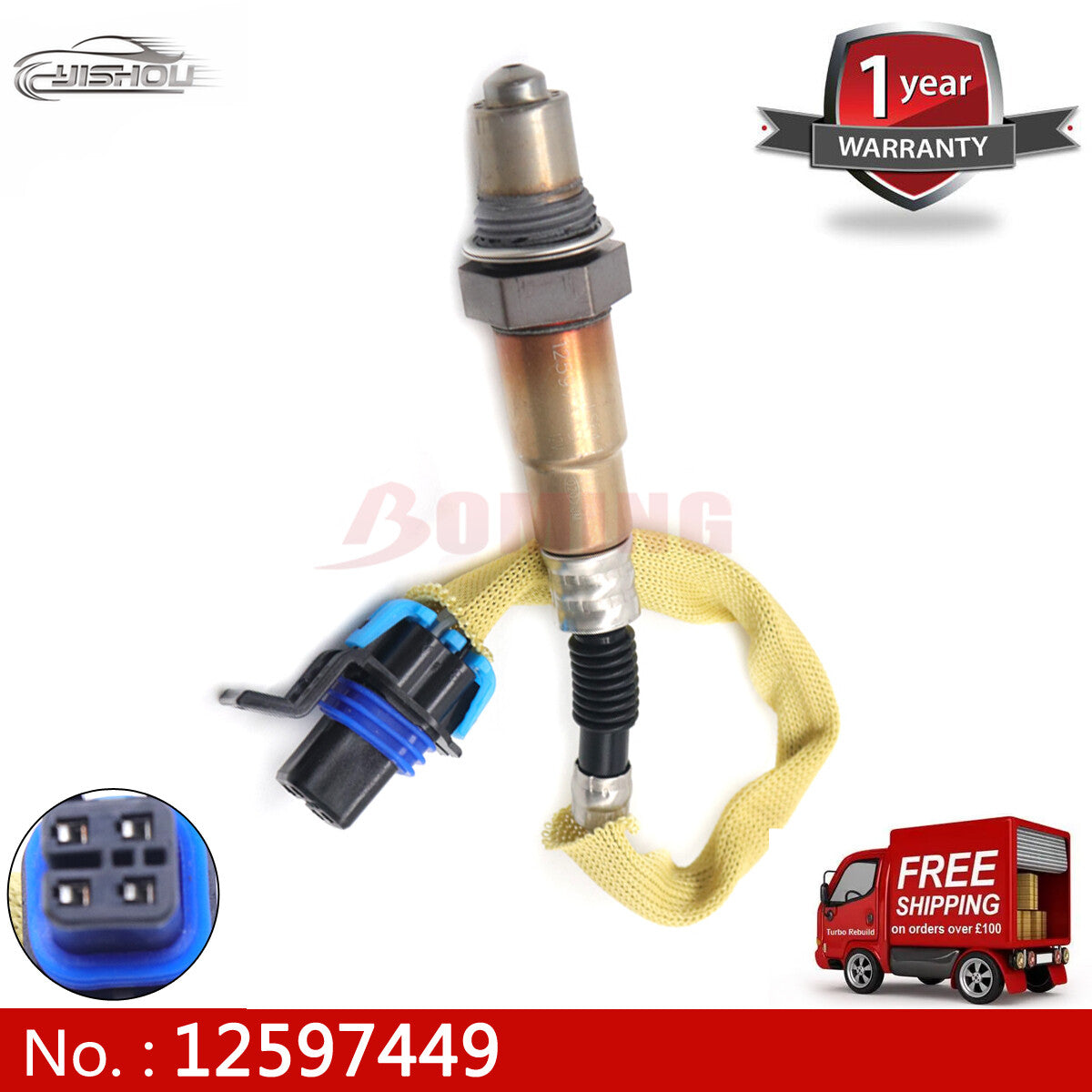12597449 new downstream oxygen sensor for Cadillac CTS, STS, SRX, for Chevrolet Camaro