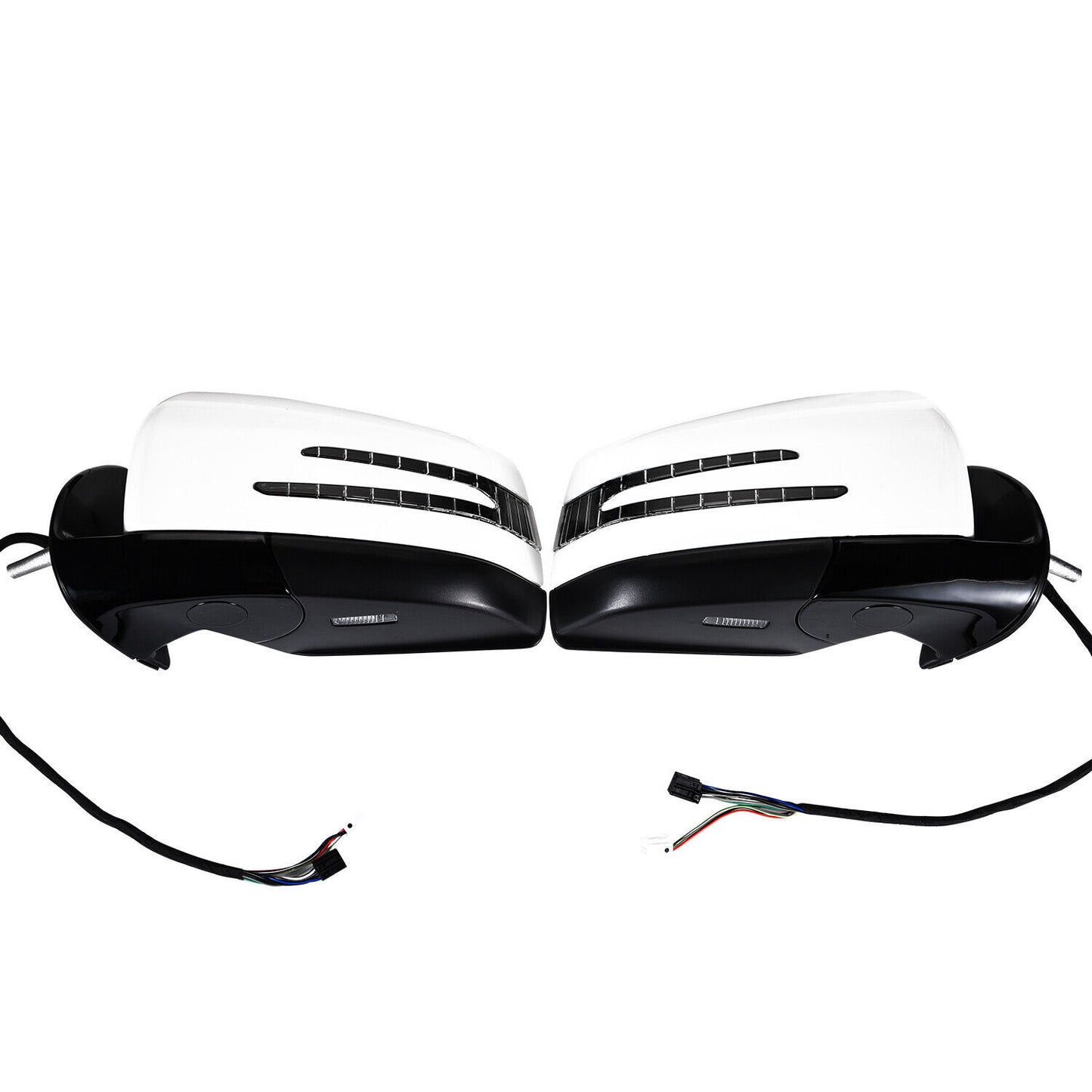 For 2005-2011 for Mercedes-Benz M GL class ML63 ML350 Pair White Side Door Mirror