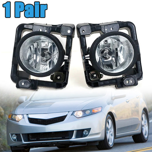 1 Pair Front Bumper Fog Light Fog Lamp for Honda Accord for Acura TSX 2009 2010