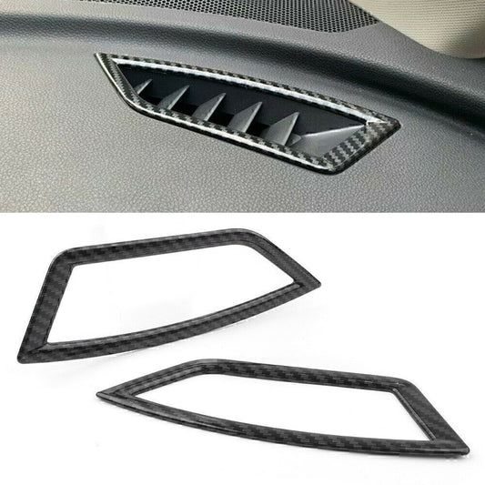 Dashboard Air Condition Vent Outlet Cover for Subaru Forester 19 20 Carbon fiber