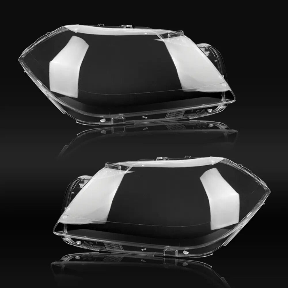 Pair Front Headlight Headlamp Lens Cover For W166 GL350 GL450 GL550 2012 - 2016