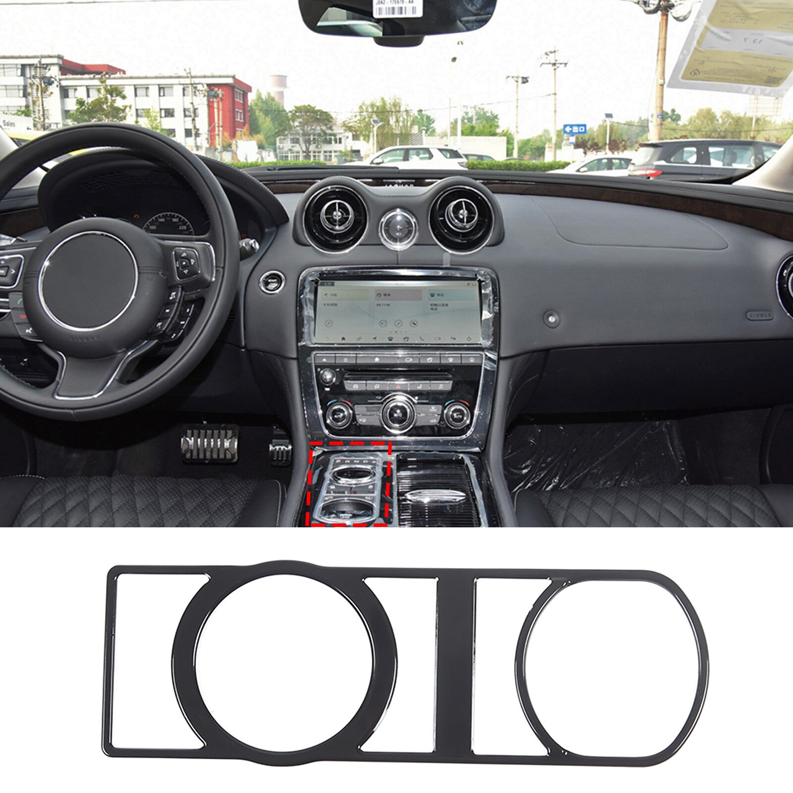 2-Piece Gloss Black Rear Window Shutter Cover Trim for Toyota 86/ for Subaru BRZ 2022-up