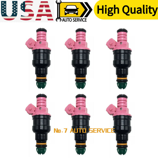 6 x Fuel Injectors fit 0280150440 for 96-00 for BMW 2.8L 3.2L I6 M52 S52