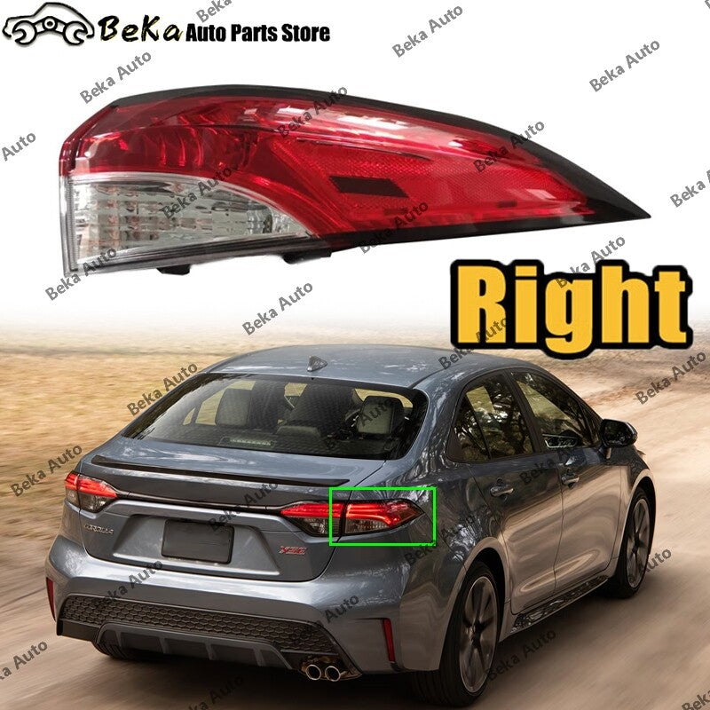Right passenger Side Rear Outer Tail Light Brake Lamp for Toyota for Corolla 2020-21