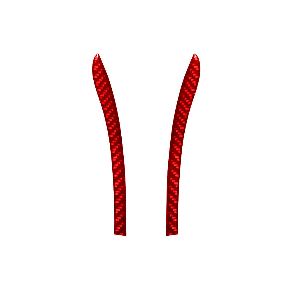 2x Red Carbon Fiber Center Air Vent Side Trim for Lexus RX330 RX350 2004-2009
