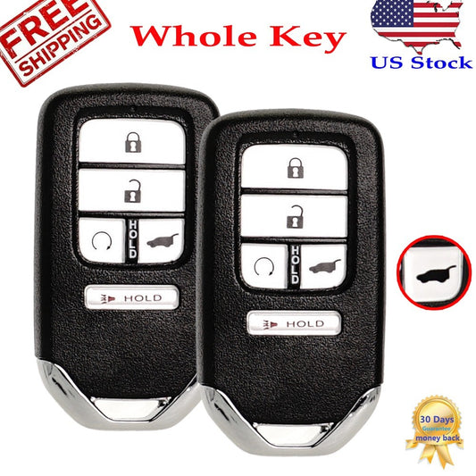 2-Pack 2018 2019 2020 2021 for Honda CRV Pilot Keyless Entry for Smart Remote Keychain