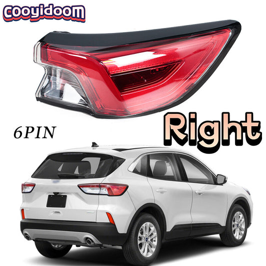 Right Rear LED Tail Light Turn Signal Light for Ford Escape 2020-2022 6PIN