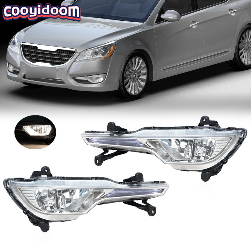 LHRH Fog Light Assembly Front Bumper Light DRL for Kia Cadenza K7 2011 2012