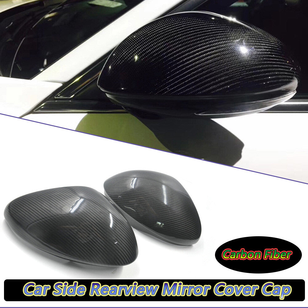 Real Carbon Fiber Mirror Cover Cap For 2015-2018 for Alfa Romeo Giulia Quadrifoglio