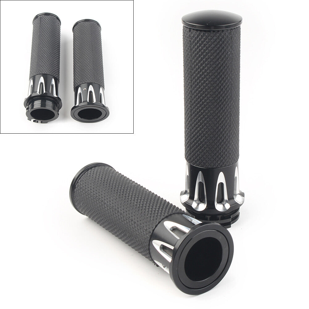 Motor 1 Handle Bar Hand Grip for Harley Touring Street Glide Softail Dyna TU5