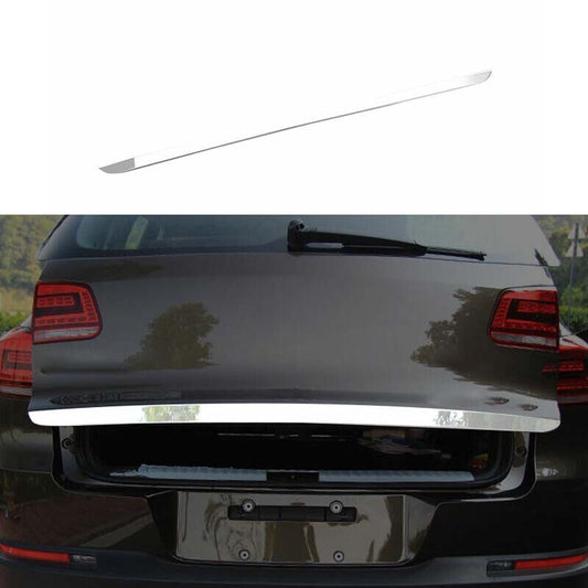Steel Chrome for Volkswagen for Tiguan 2010-2016 Rear Trunk Lid Tailgate Strip Trim