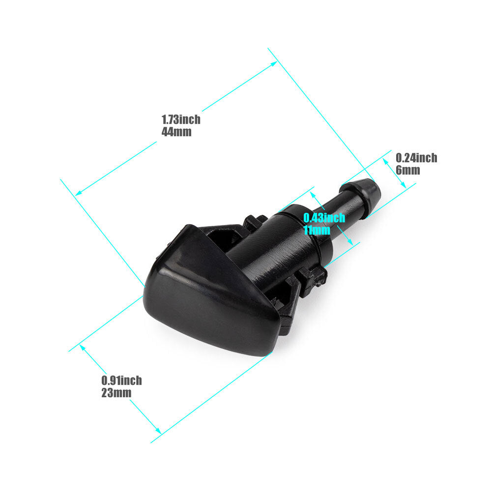 5X 5113049AA WINDSHIELD WASHER FLUID NOZZLE for DODGE for RAM 1500 2500 3500 2011-17
