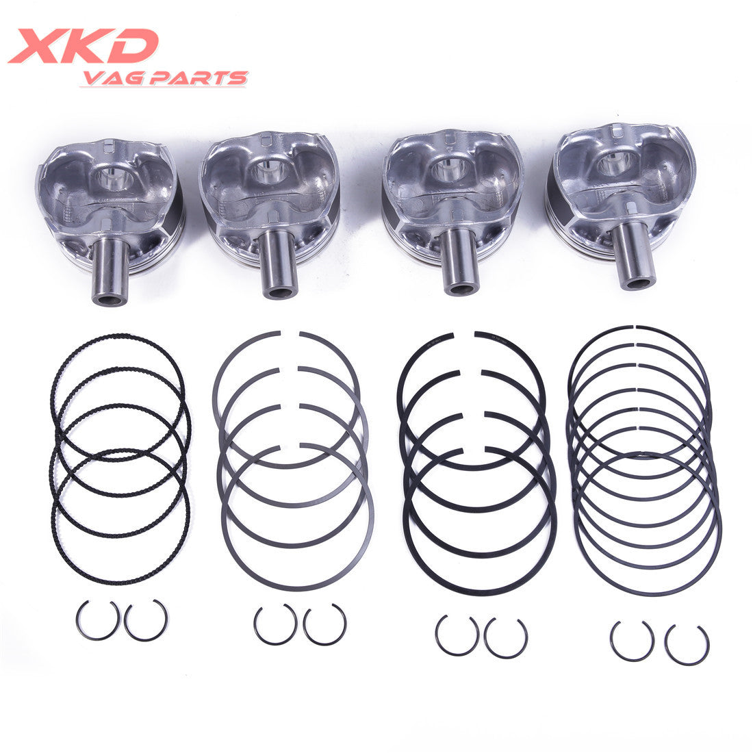EA888 2.0T Pistons and New Piston Rings for Audi for VW for Jetta for Golf GTI 21mm 06H107065AM