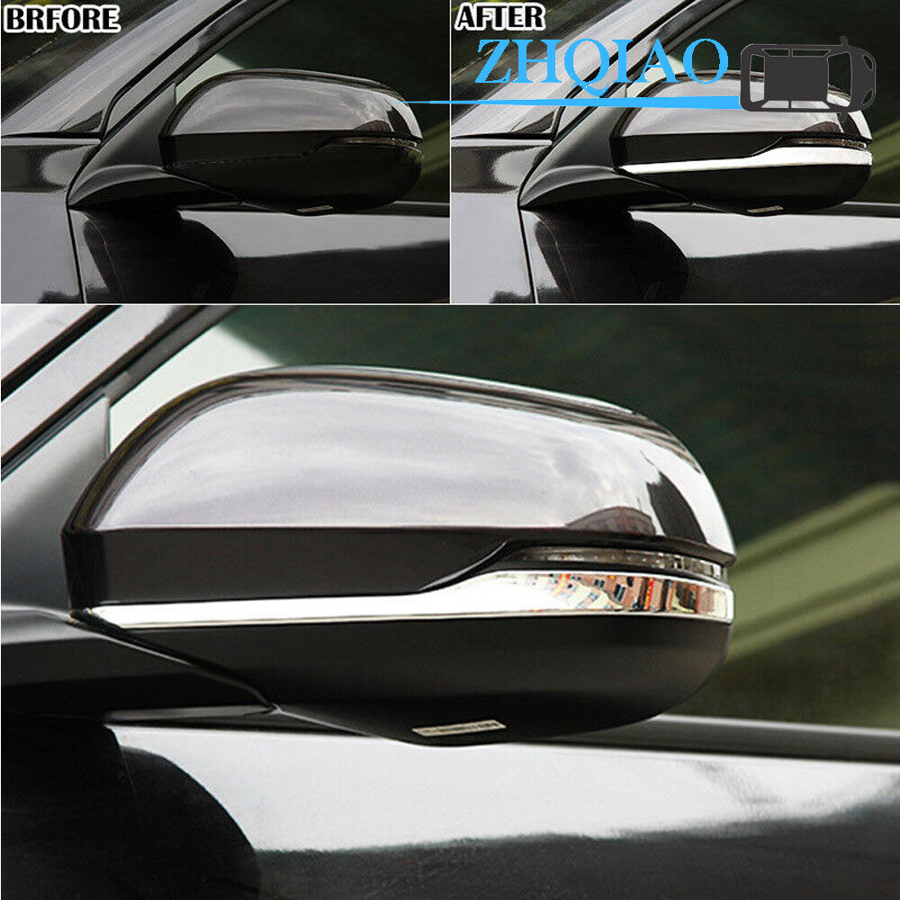 Chrome Rear View Side Mirror Cover Protector Trim Fits for Honda HR-V HRV 2016-2018