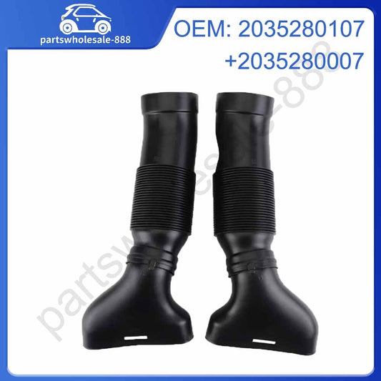 One pair of intake hoses suitable for Mercedes-Benz C240, C320, and C240 4MATIC 2001-2005.