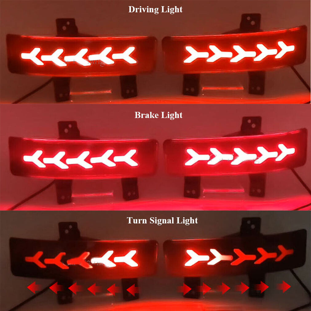 Red Rear FogBrake Taillight Bumper Reflector Light for Honda CRV 21-22 Right A