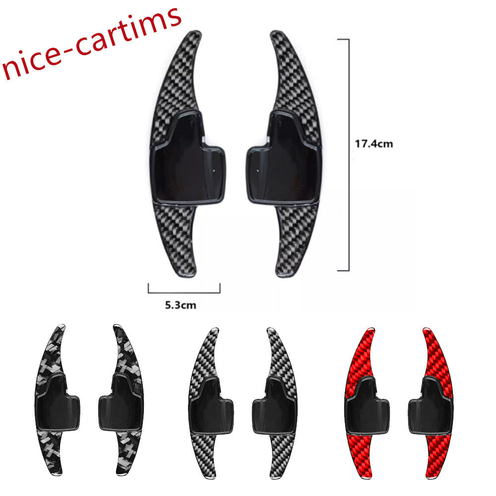ABS/Red Carbon Steering Wheel Paddle Shifter for Ford Focus 15-22 EcoSport 18-22