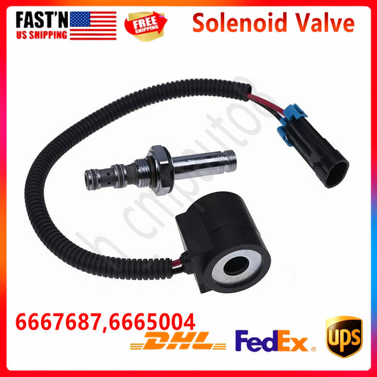 New Solenoid Valve for Bobcat 653 751 753 763 773 863 6667687 6309311 6671025